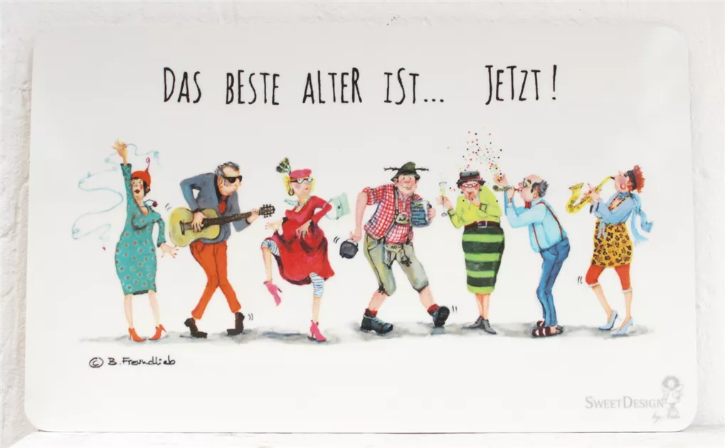 Rannenberg & Friends Frühstücksbrettchen „Love“ – 23x14 Cm, Resopal, Weiß